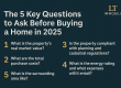 The 5 Key Questions to Ask Before Buy... - Immagine immobile recente