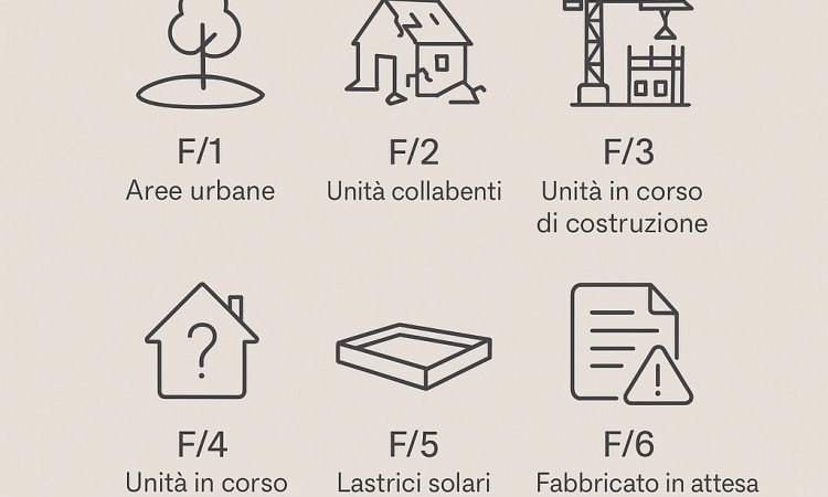 Categorie catastali Gruppo F