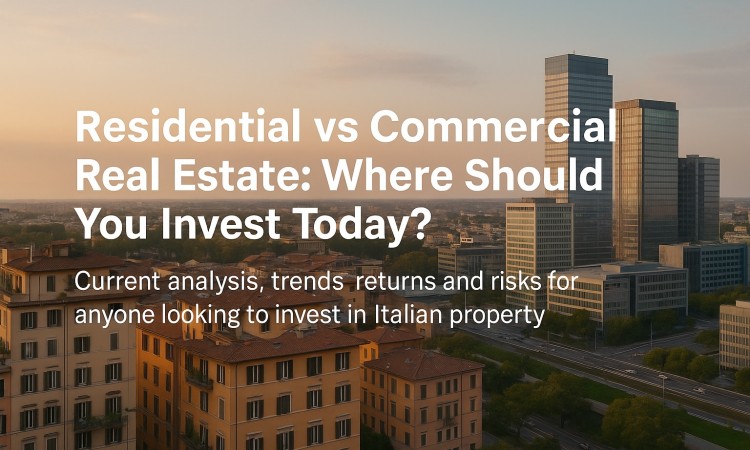 Residenziale vs Investimenti Commerciali: dove conviene puntare oggi (2025–2026)