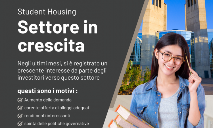 Student housing.  Excellent investment opportunity in Italy